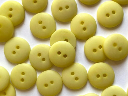 Matte Corozo Button - 15mm