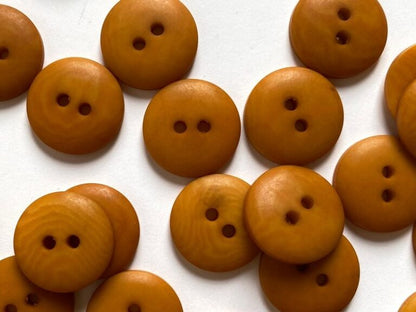 Matte Corozo Button - 15mm