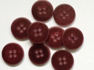 Matte River Shell Button  - 15mm