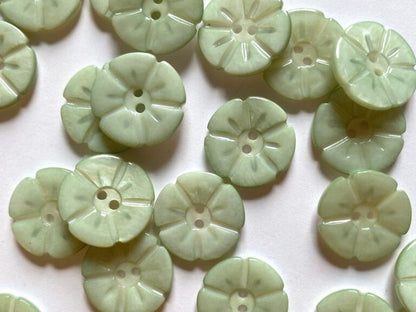 Flower Button - 15mm