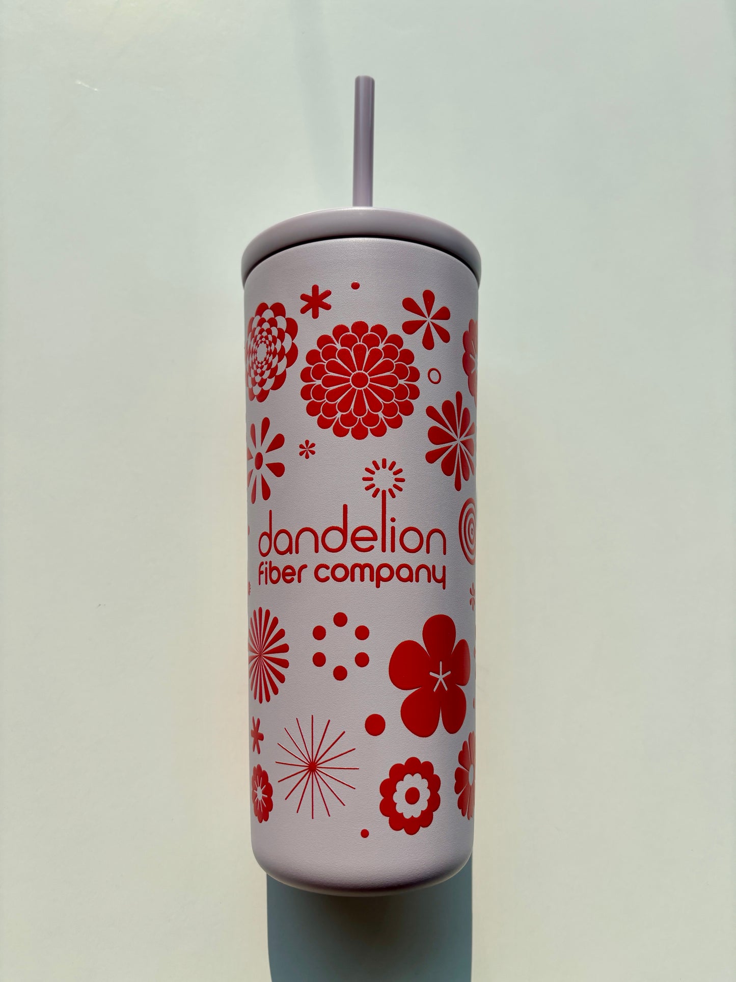 Dandelion 24oz cold cup by Created Co.-Lavender