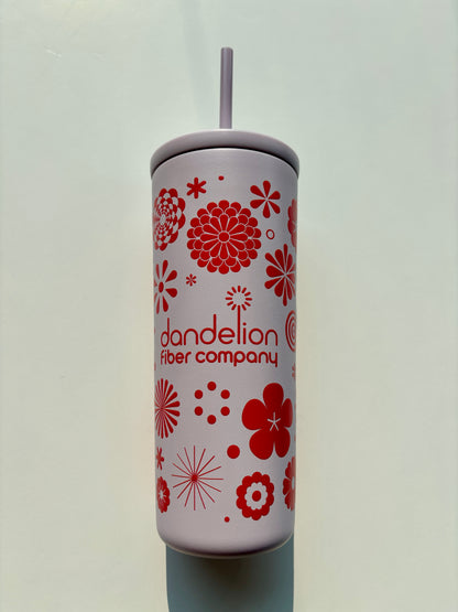Dandelion 24oz cold cup by Created Co.-Lavender
