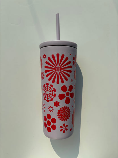 Dandelion 24oz cold cup by Created Co.-Lavender