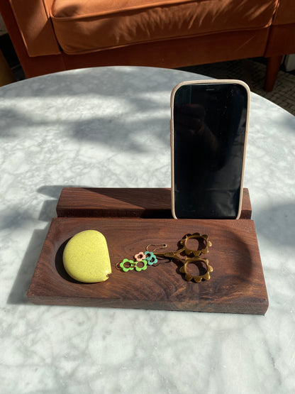 Dandelion Wood Tablet/Phone Stand - Magnetized