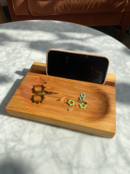 Dandelion Wood Tablet/Phone Stand - Magnetized