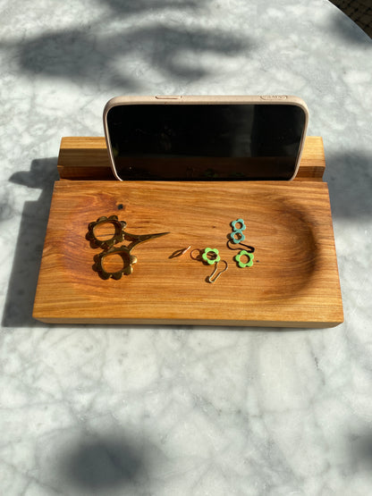 Dandelion Wood Tablet/Phone Stand - Magnetized