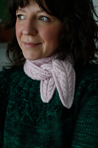 Demystifying Cables-Distance Scarf DK by Olga Putano  Wednesdays July 15, 22 from 5:30-7:30