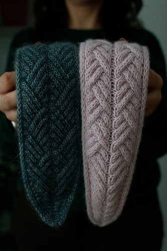 Demystifying Cables-Distance Scarf DK by Olga Putano  Wednesdays July 15, 22 from 5:30-7:30