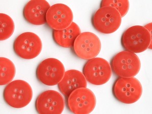 Matte River Shell Button  - 15mm
