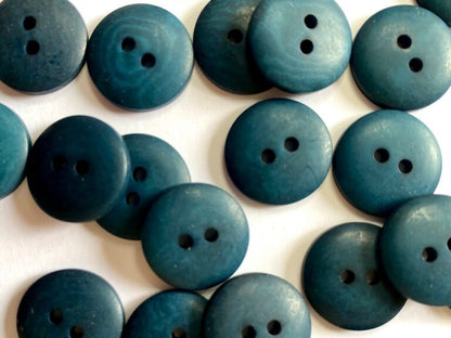 Matte Corozo Button - 15mm