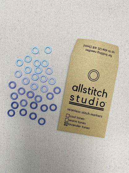 Seamless Stitch Markers - Small (US 0-8) Allstitch Studio