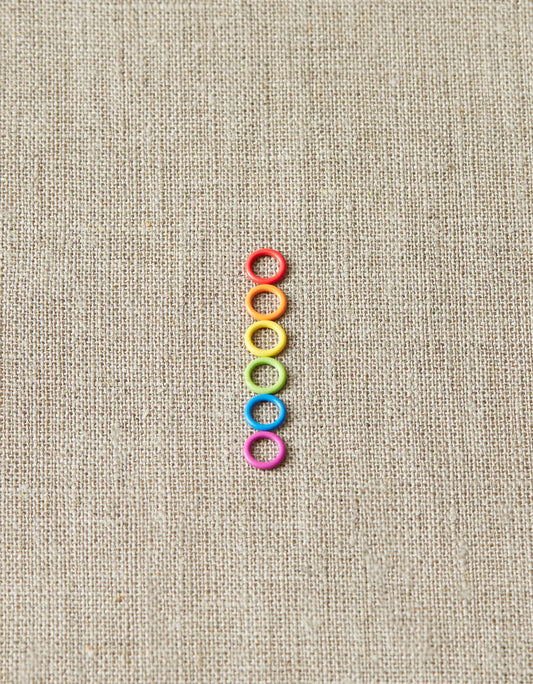 Small Colorful Ring Stitch Markers - Cocoknits