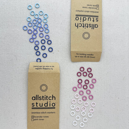 Seamless Stitch Markers - Small (US 0-8) Allstitch Studio