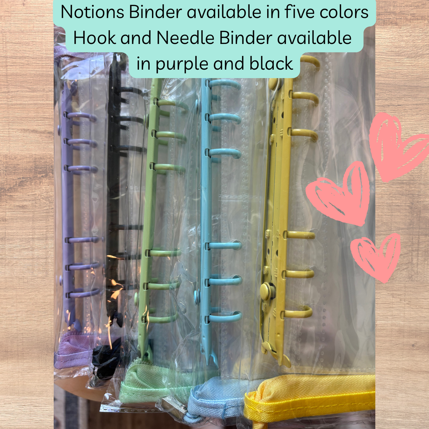 The Hook & Needle Binder - Deluxe Knitting Crochet Organizer