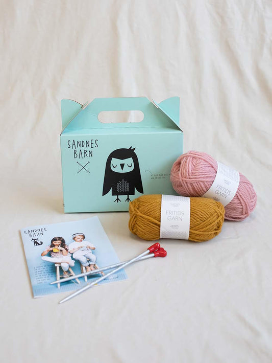 Learn to Knit for Kids Kit - Sandnes Garn