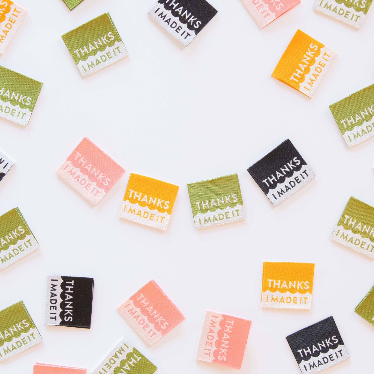 Thanks I Made It Multipack Woven Sewing Labels