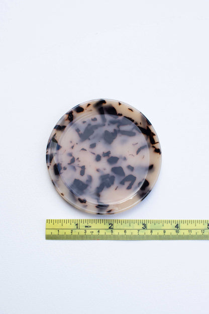Cellulose Acetate Round Trinket Tray