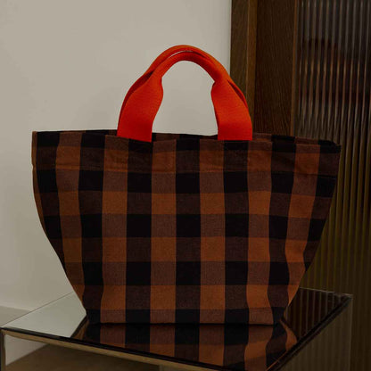 BAG TINA BIG VICHY GINGER