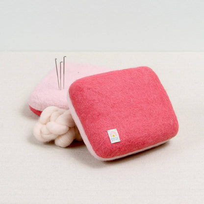 Needle Felting Cushion, Pink