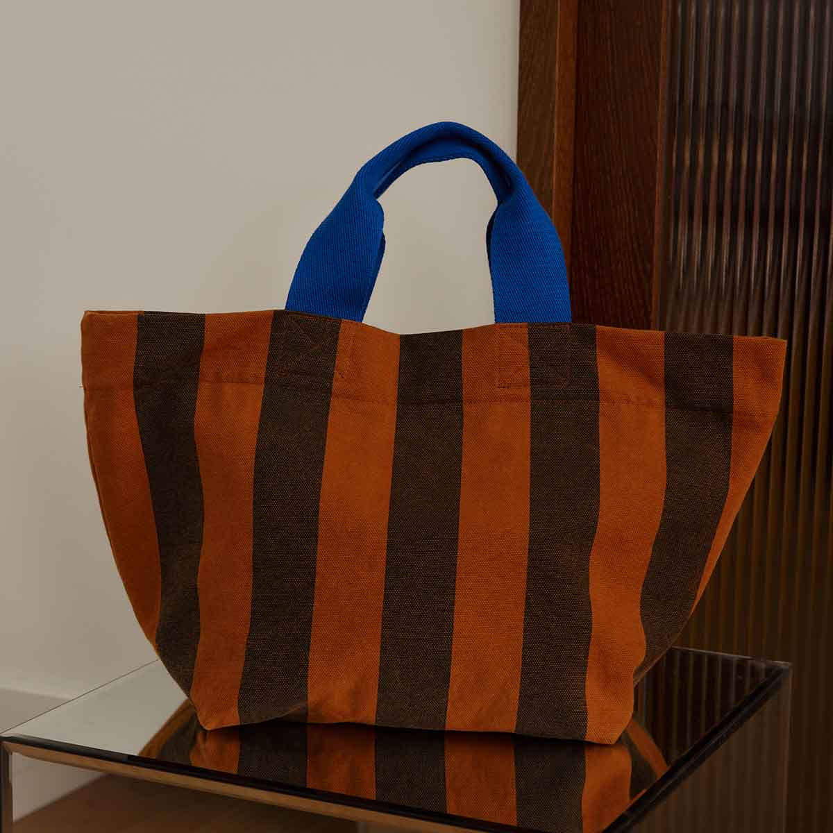 BAG TINA BIG STRIPES NIGHT / PEACAN