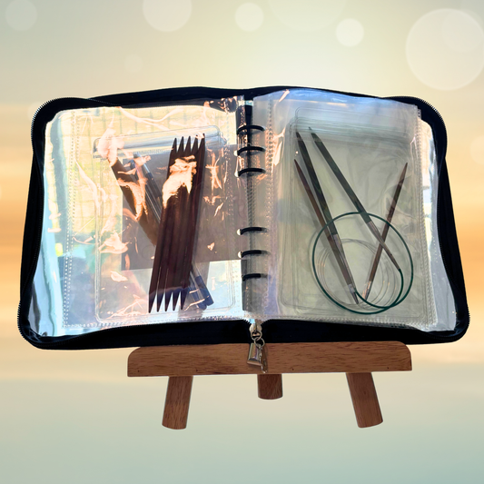 The Hook & Needle Binder - Deluxe Knitting Crochet Organizer