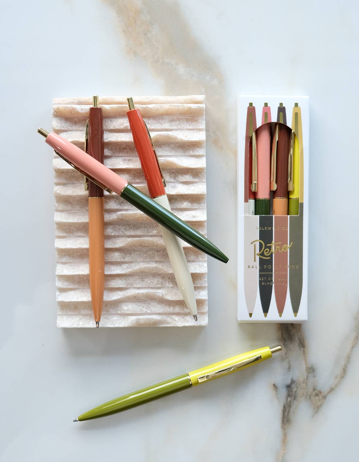 Retro Pen - Set of Four