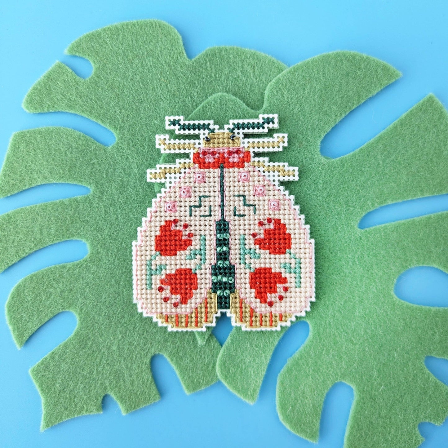 Blooming Bugs Cross Stitch Kit