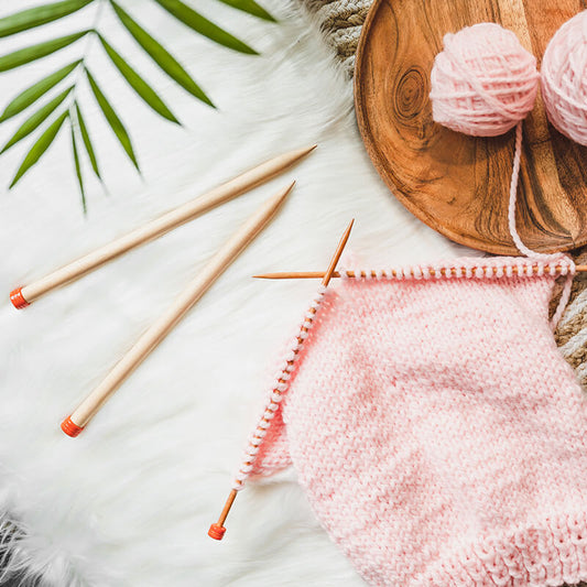 Beechwood 10" Single Pointed Knitting Needles - Knitters Pride