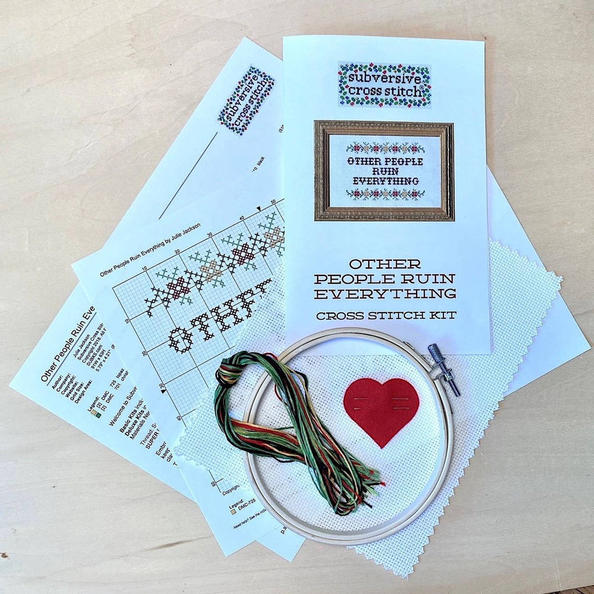Nobody Thought the Revolution Deluxe Cross Stitch Kit
