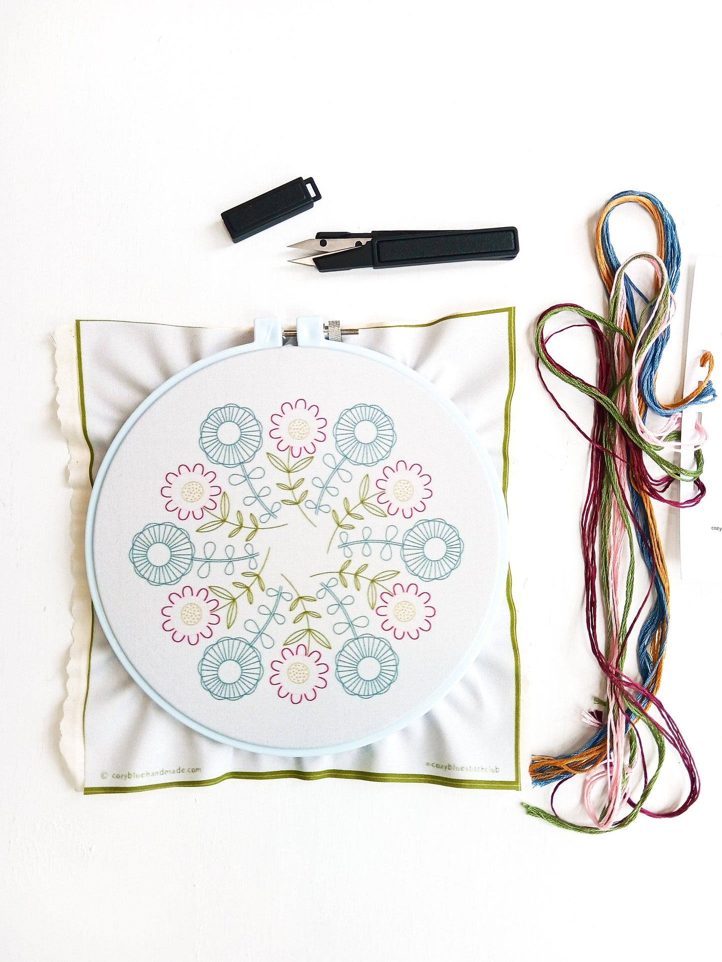 sunny folk embroidery kit