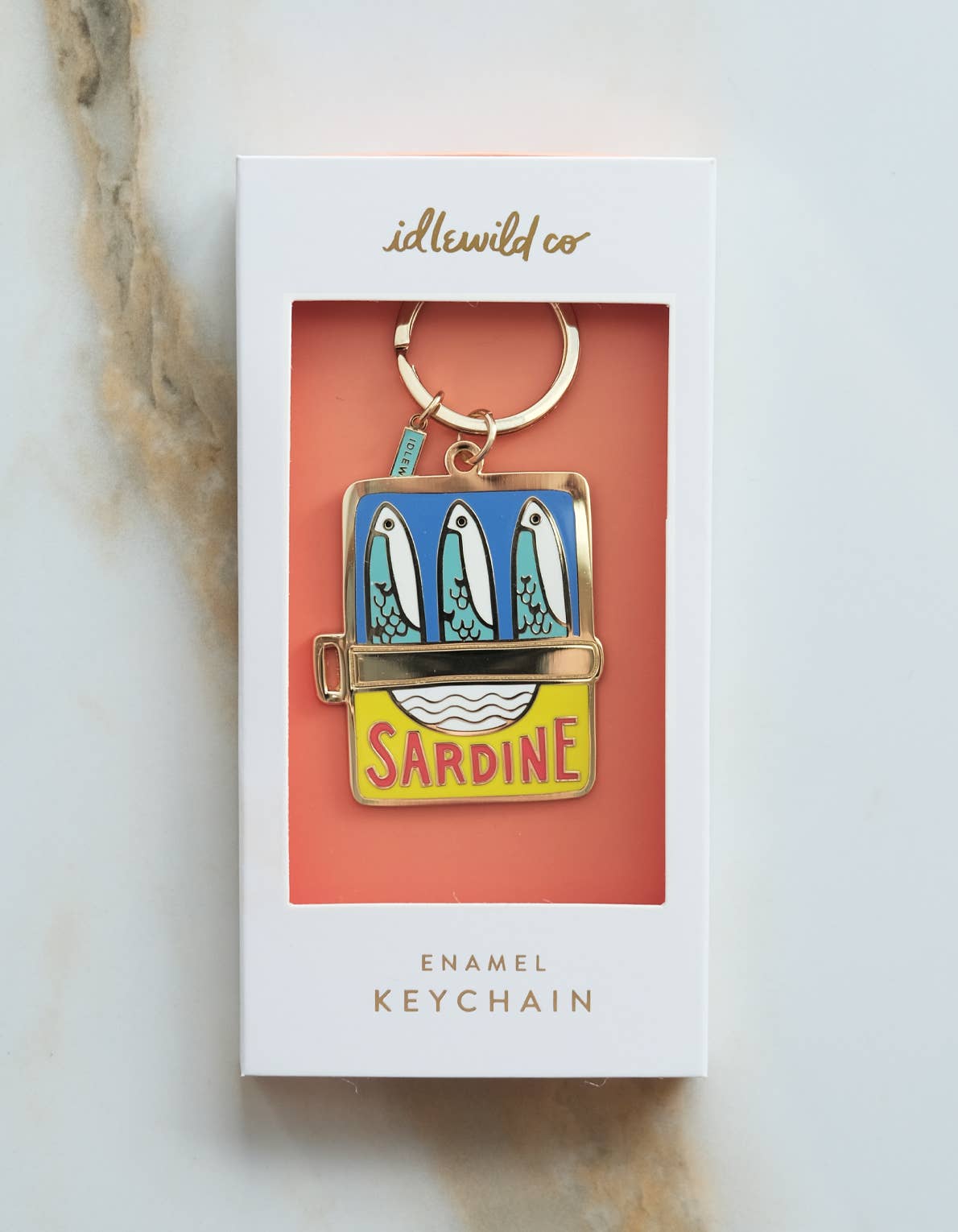 Enamel Keychain | Tinned Fish