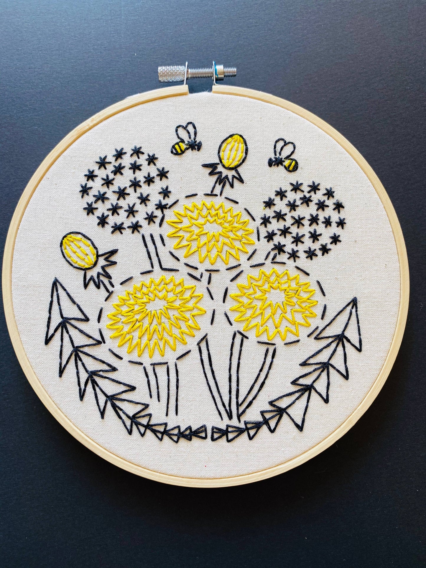 Dandelion Complete Embroidery Kit