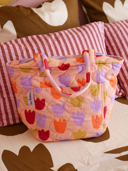 Tulip Fields Quilted Bag
