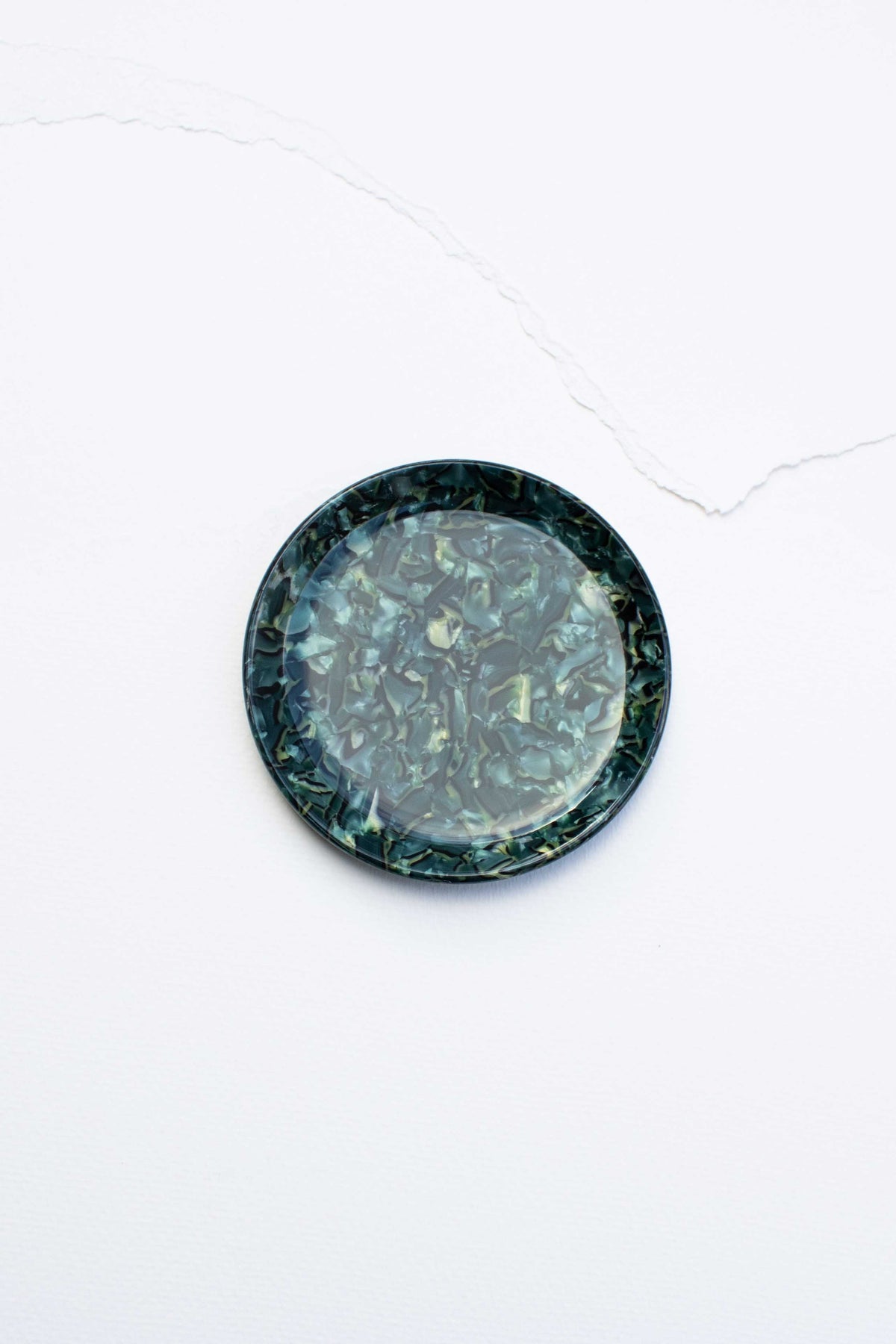 Cellulose Acetate Round Trinket Tray