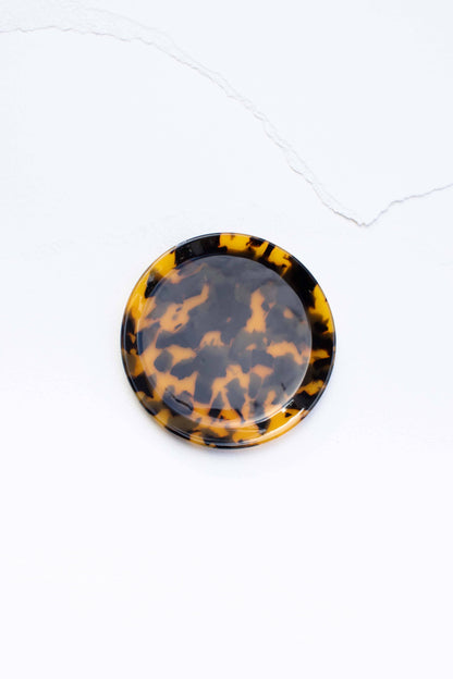 Cellulose Acetate Round Trinket Tray