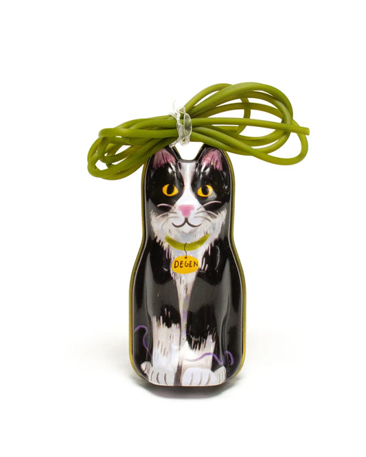 Degen Black Cat Tin - Barber Cord