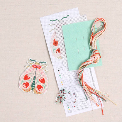 Blooming Bugs Cross Stitch Kit