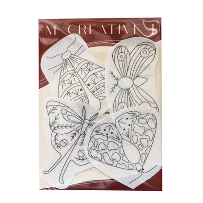 Moths - Bug Hand Embroidery - Peel Stick & Stitch Patterns