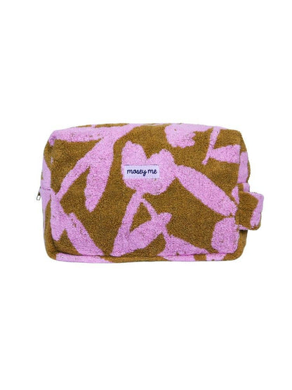 Abstract Terry Toiletry Bag