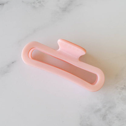 Eco Cellulose Acetate Britney Rounded Rectangle Hair Clip
