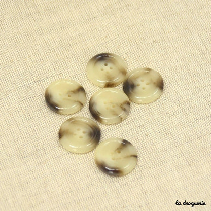 Tortoise shell buttons - multiple sizes