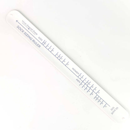 Sock Ruler - Sock Sizing Bracelet Ruler