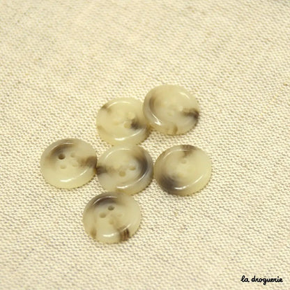 Tortoise shell buttons - multiple sizes