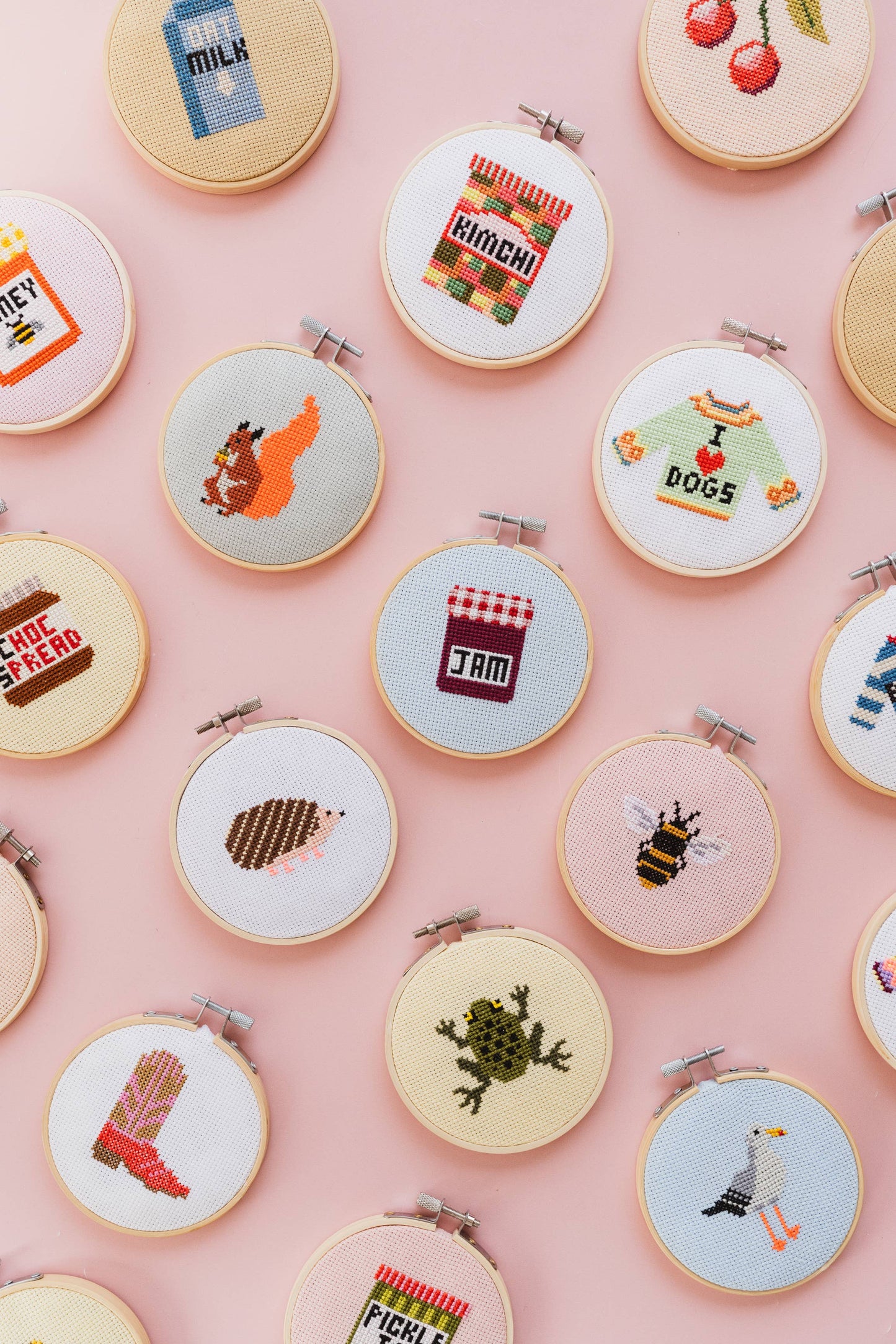 🌶 Hot Sauce Mini Cross Stitch Kit