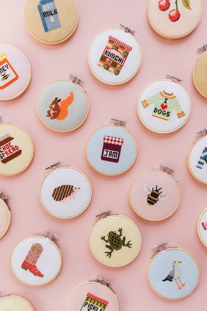 🌶 Hot Sauce Mini Cross Stitch Kit