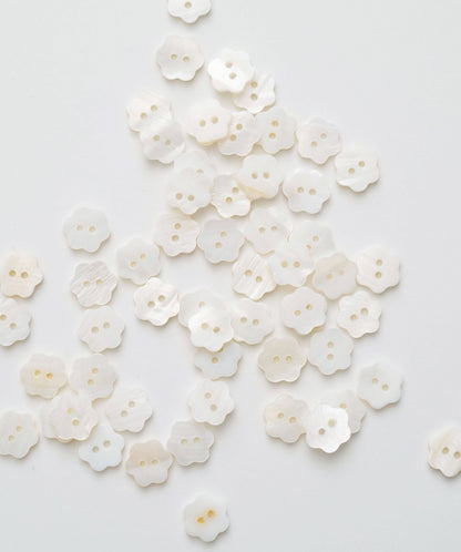 Flower Shaped Shell Buttons