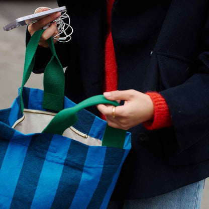 BAG TINA BIG STRIPES NIGHT / BLUE