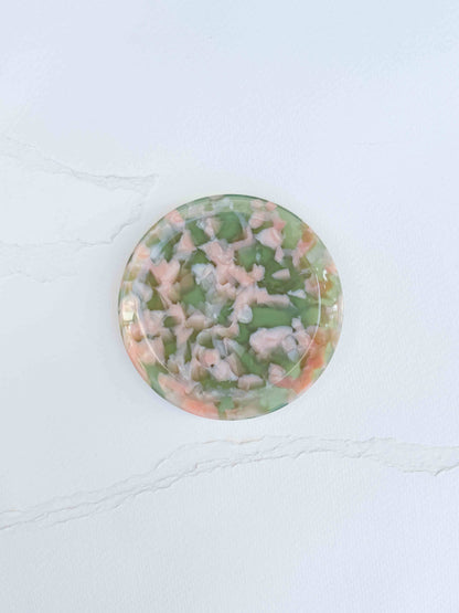 Cellulose Acetate Round Trinket Tray