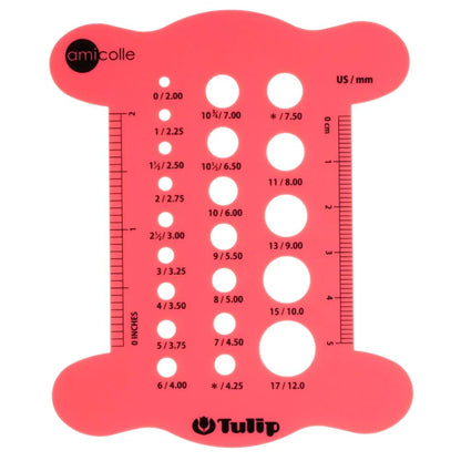 Knitting Needle Gauge