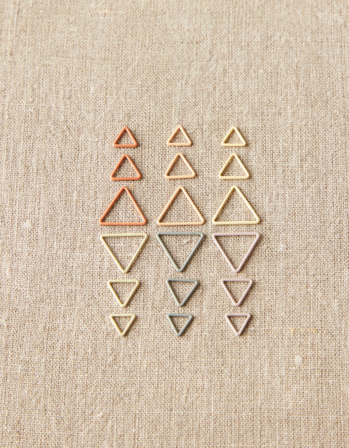 Triangle Stitch Markers - Earth Tones - Cocoknits